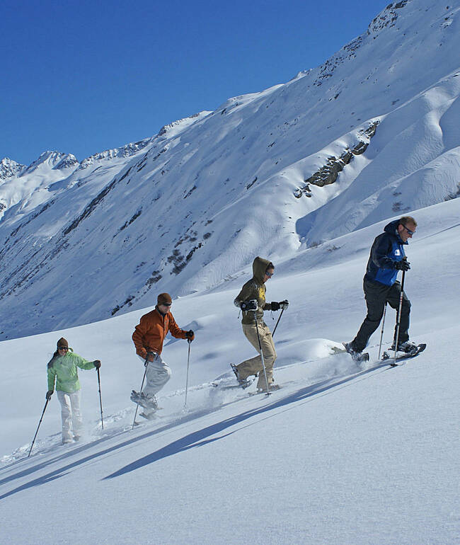 Snowshoeing in Ischgl 