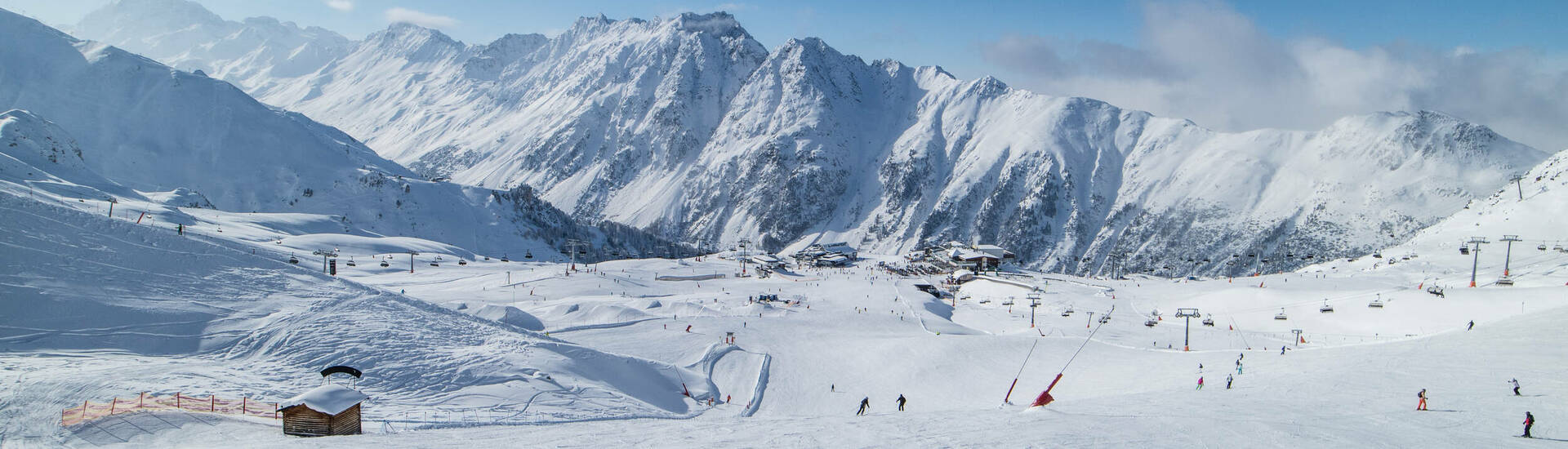 Skigebiet Silvretta Arena in Ischgl 