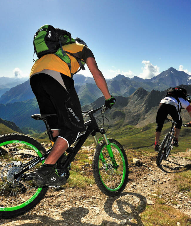 Mountain biking in Ischgl 